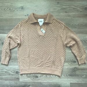 BNWT aerie open knit sweater